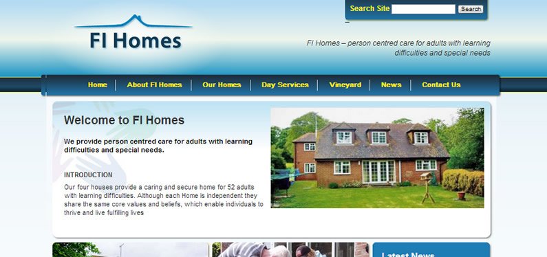 Web designer for charity Kent