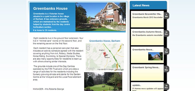 Content Managed website design