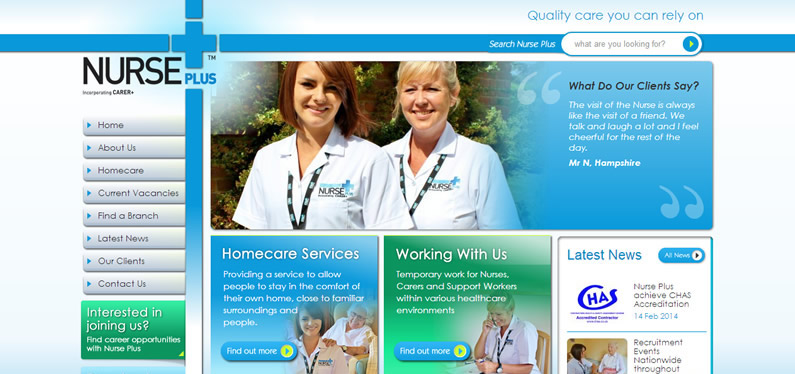 Graphic design for care home brochure